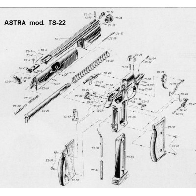 Resorte biela pistola TS 22 ASTRA