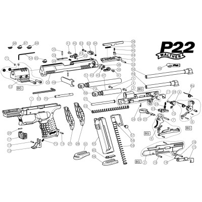 Extractora P22 Walther